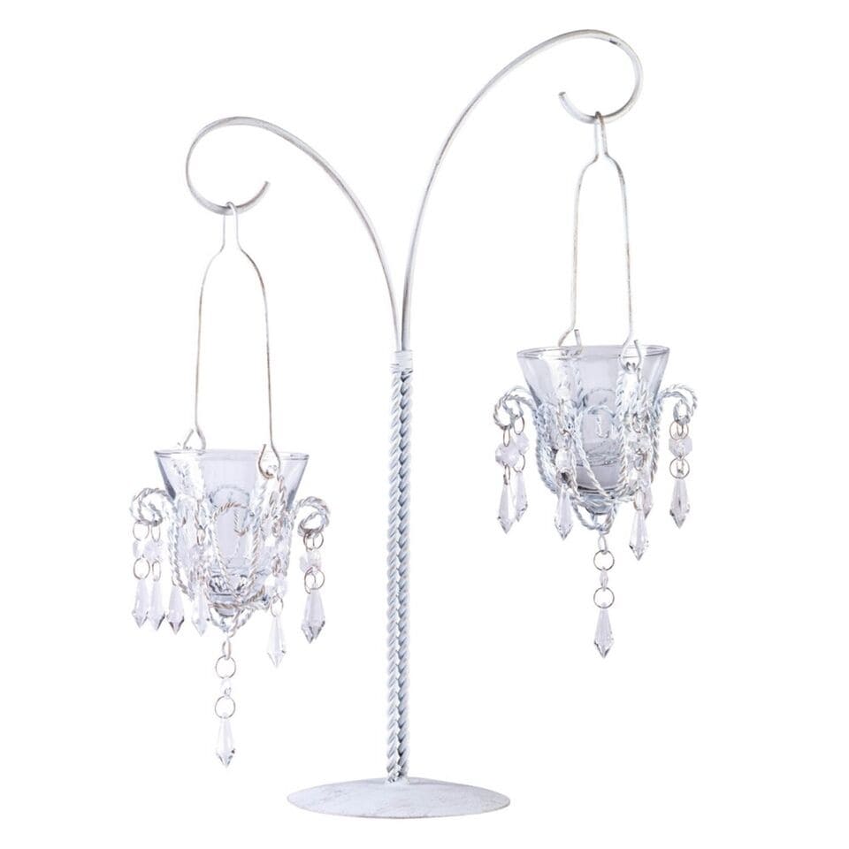 Mini Chandelier Votive Holder Stand