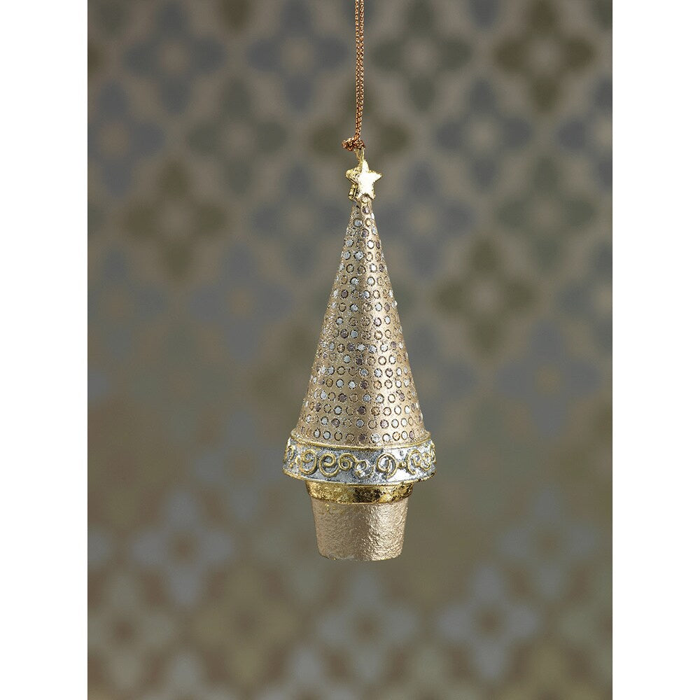Mini Dot Cone Tree Ornaments (Set of 6)