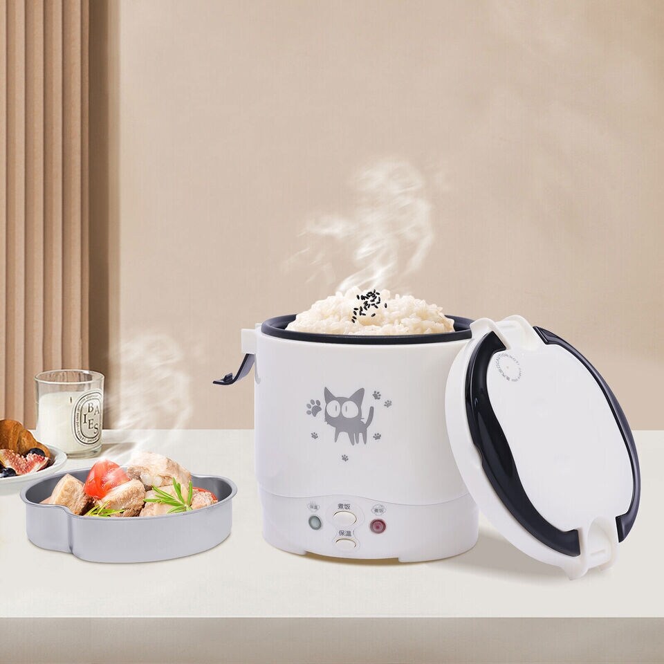 Mini Electric Lunch Box Rice Cooker 1L