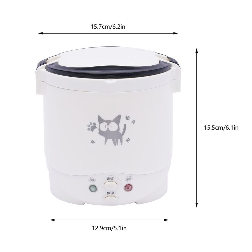 Mini Electric Lunch Box Rice Cooker 1L