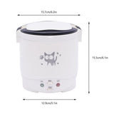 Mini Electric Lunch Box Rice Cooker 1L