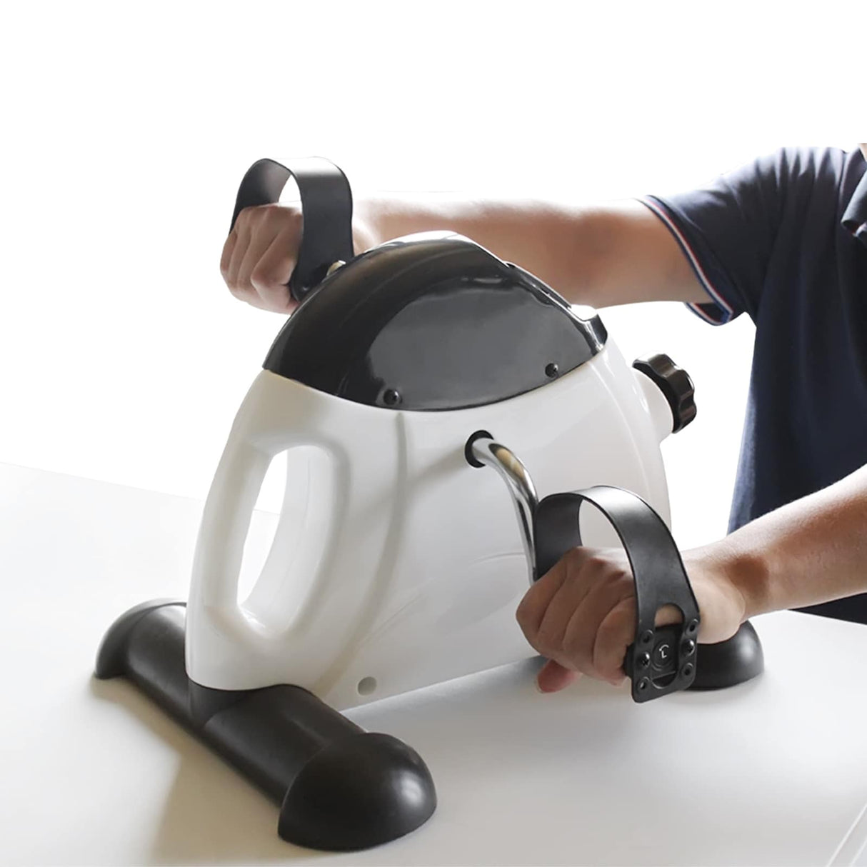 Mini Exercise Bike Rehabilitation Training With Electronic Display & Instep Restraint Strap