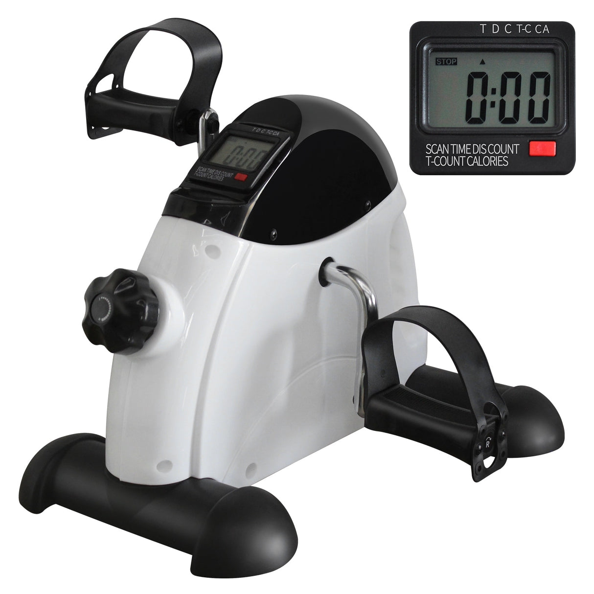 Mini Exercise Bike Rehabilitation Training With Electronic Display & Instep Restraint Strap