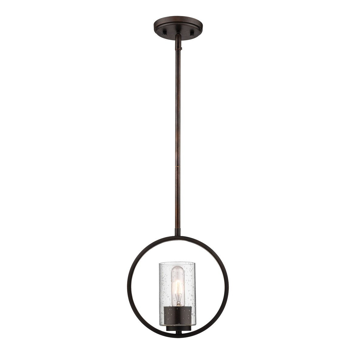 Millennium Lighting Delano Rubbed Bronze Mini-Pendant Fixture