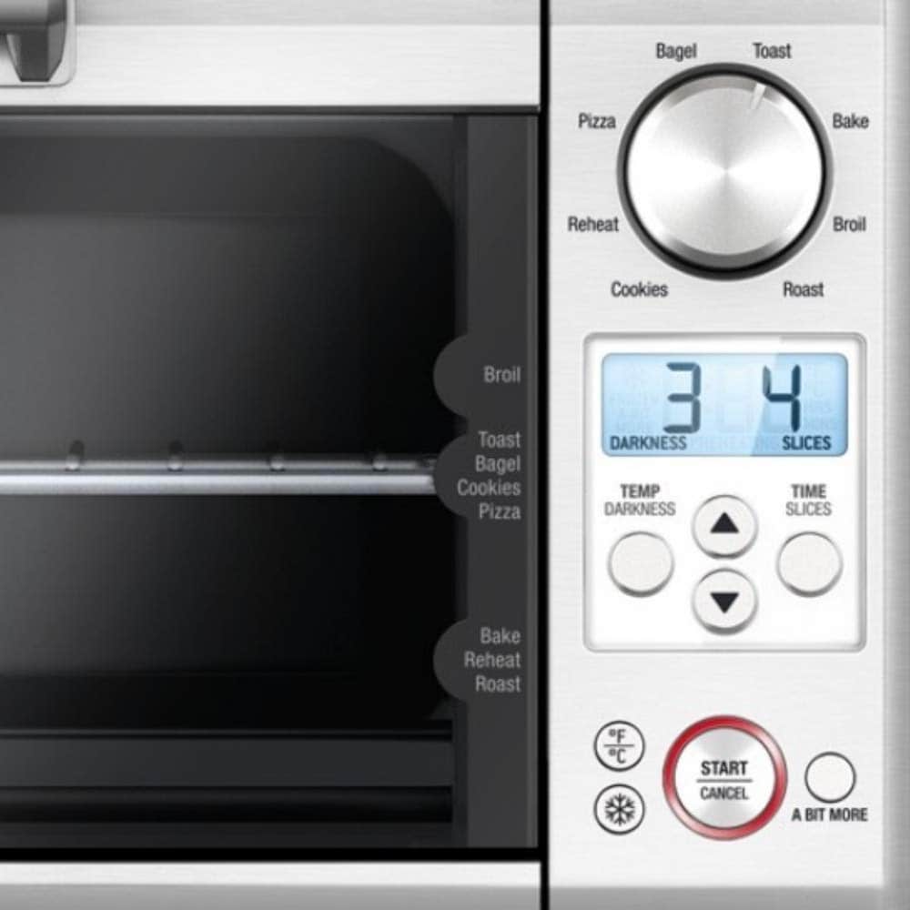 Mini Smart Toaster Oven, Brushed Stainless Steel
