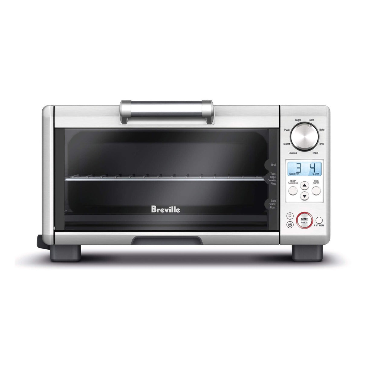 Mini Smart Toaster Oven, Brushed Stainless Steel