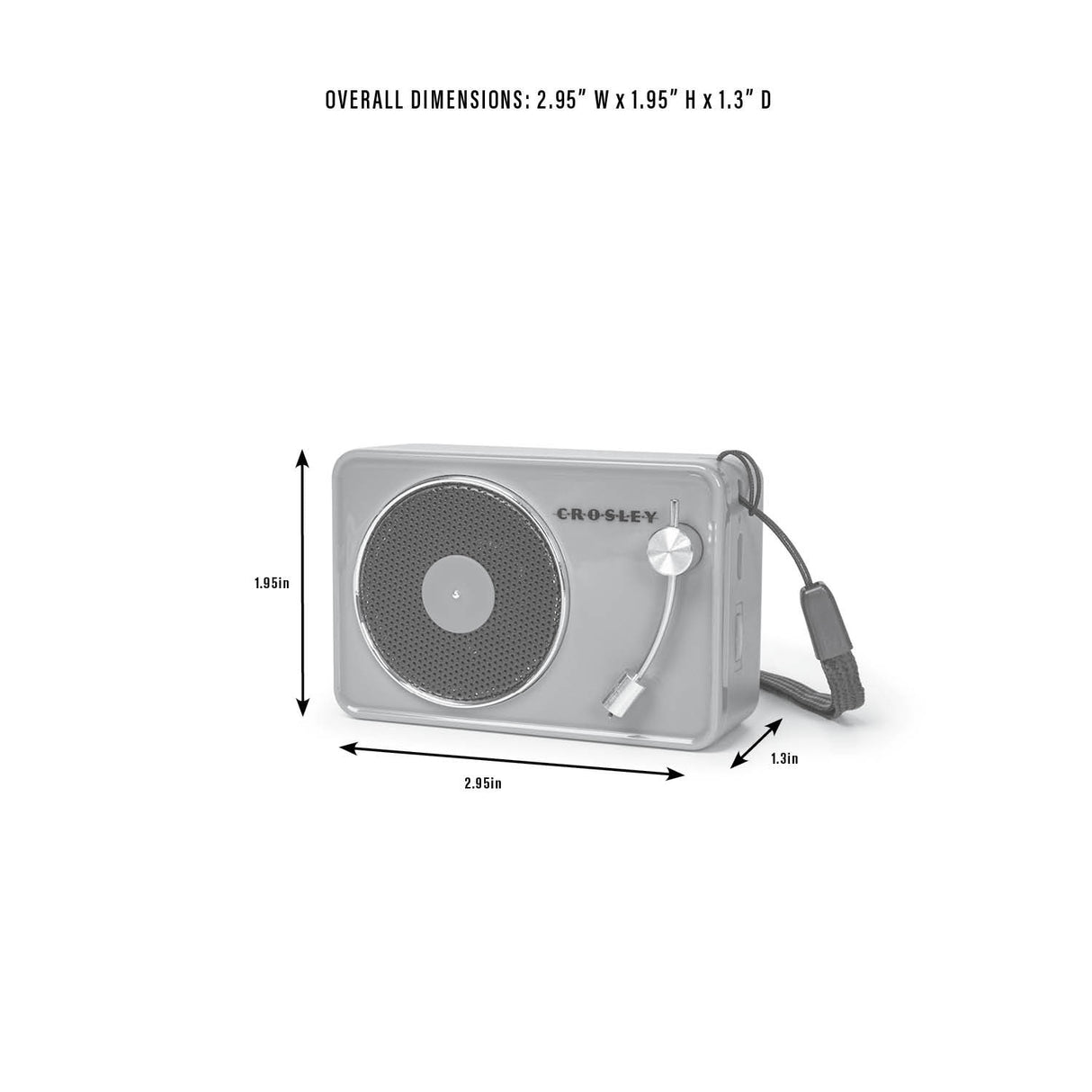Crosley Mini Record Player Portable Bluetooth Speaker