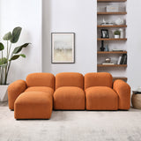 Minimalism L-Shape Modular Sectional Sofa, DIY Combination Living Room Sofa Couch