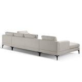 Minimalist 3-Piece U-Shape Sectional Multi-purpose Couch Sofa,5 Seat