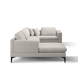Minimalist 3-Piece U-Shape Sectional Multi-purpose Couch Sofa,5 Seat