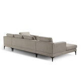 Minimalist 3-Piece U-Shape Sectional Multi-purpose Couch Sofa,5 Seat