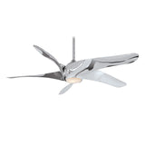 Minka Aire Artemis Xl5 Liquid Nickel 5 Blade 62 Inch LED Ceiling Fan