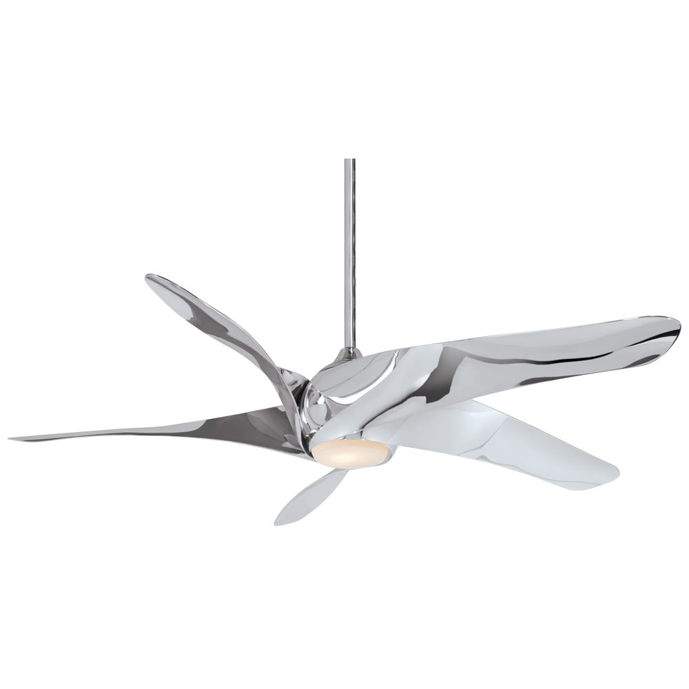 Minka Aire Artemis Xl5 Liquid Nickel 5 Blade 62 Inch LED Ceiling Fan