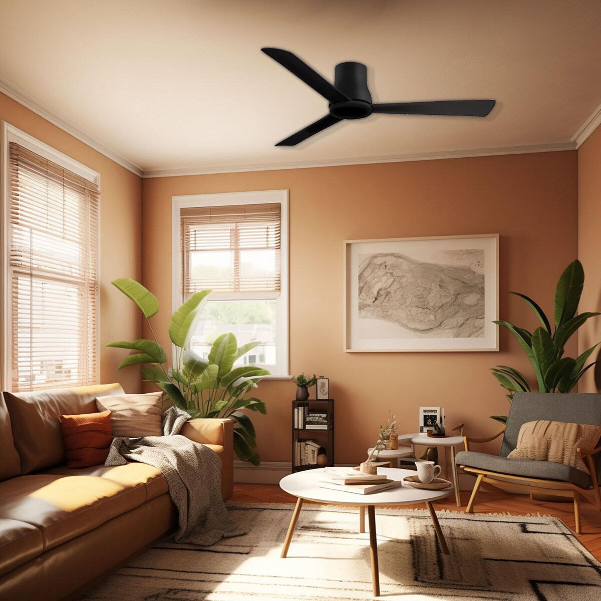 Minka Aire Simple Flush 52-Inch Ceiling Fan