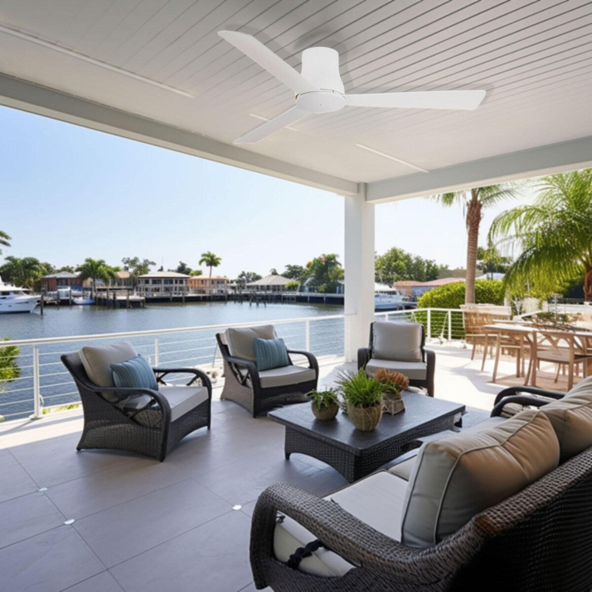 Minka Aire Simple Flush 52-Inch Ceiling Fan
