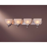 Paradox Brushed Nickel 4 Light Bath By Minka Lavery