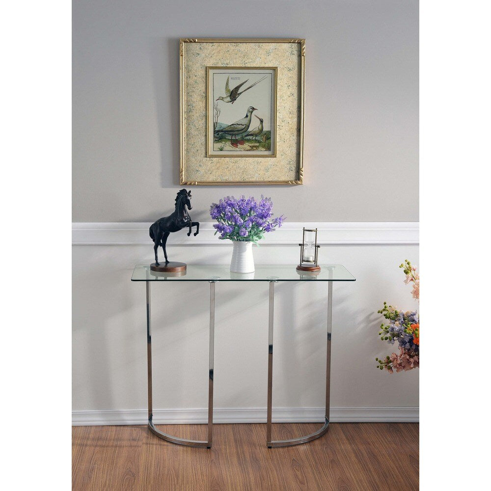 Minor Modern Curved Leg Console Table