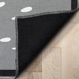 Miraculous Ladybug Double Face Cat Noir Grey Area Rug by Well Woven
