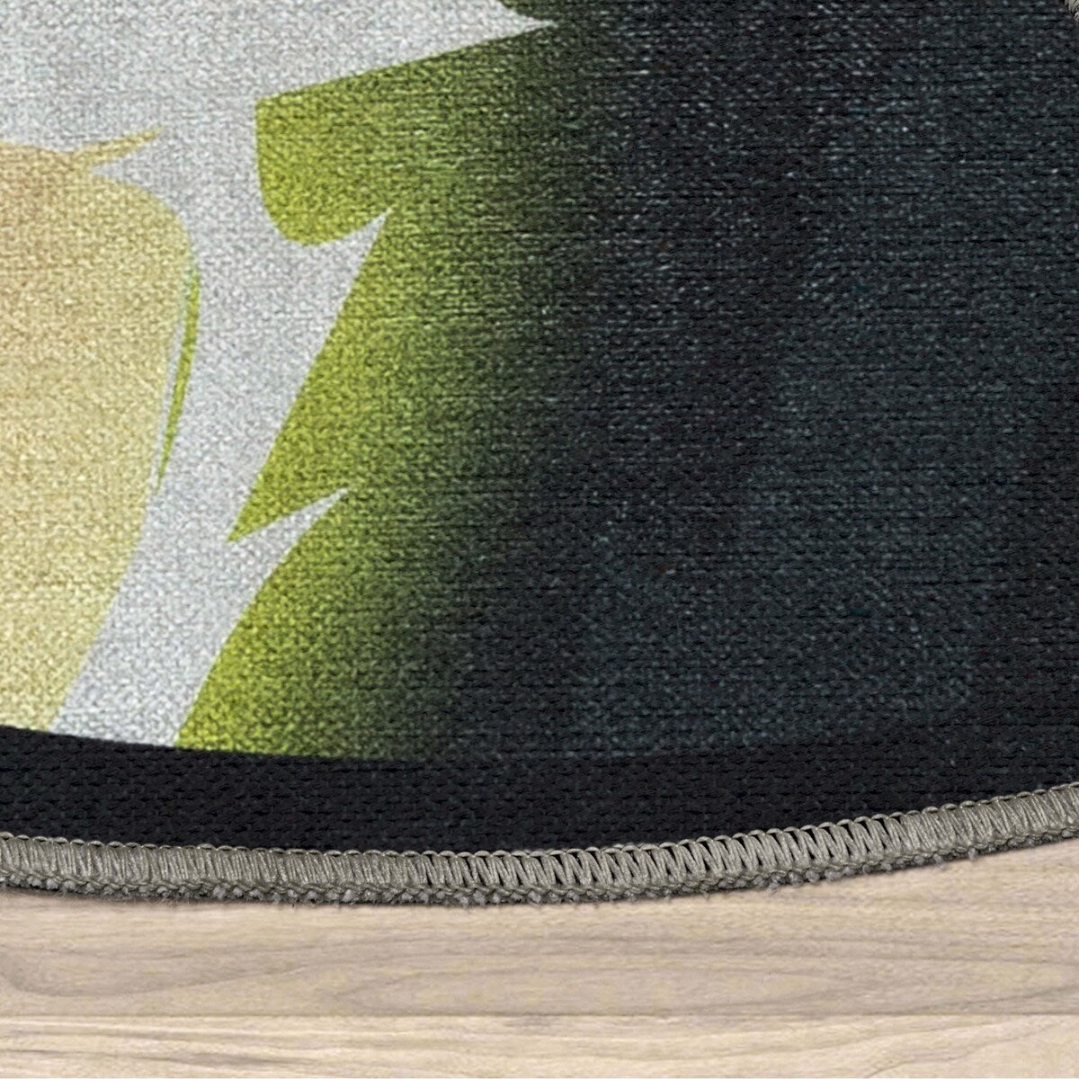 Miraculous Ladybug Double Face Cat Noir Grey Area Rug by Well Woven