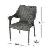 Mirage Outdoor 5-piece Wicker Dining Set by Christopher Knight Home