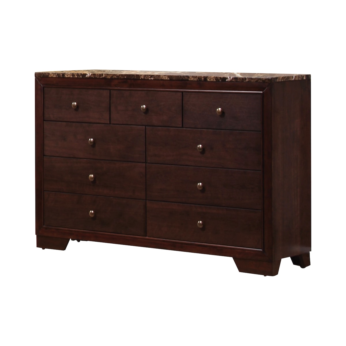 Miranda Casual Dark Brown 5-piece Bedroom Set