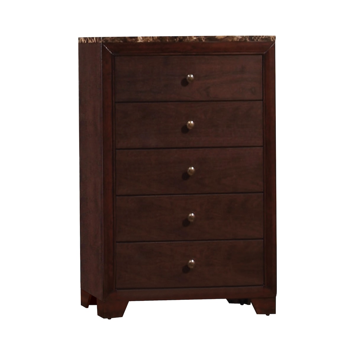 Miranda Casual Dark Brown 5-piece Bedroom Set