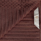 Superior Cotton 12-Piece Solid and Checkered Border Towel Set