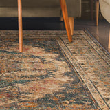 Superior Hestia Traditional Floral Medallion Indoor Area Rug