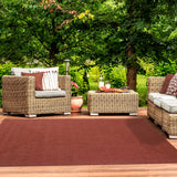 Superior Reversible Solid Modern Rustic Braided Indoor/ Outdoor Area Rug