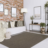 Superior Reversible Solid Modern Rustic Braided Indoor/ Outdoor Area Rug
