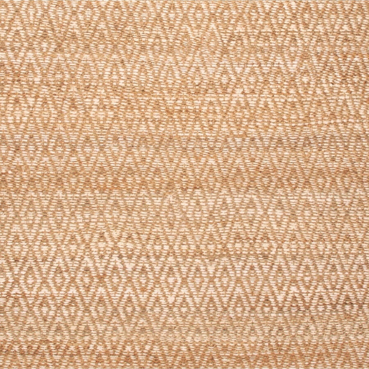 Superior Natural Jute Flatweave Diamond Reversible Black Area Rug