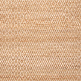 Superior Natural Jute Flatweave Diamond Reversible Black Area Rug