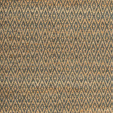 Superior Natural Jute Flatweave Diamond Reversible Black Area Rug