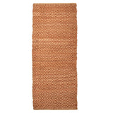 Superior Natural Jute Flatweave Diamond Reversible Black Area Rug