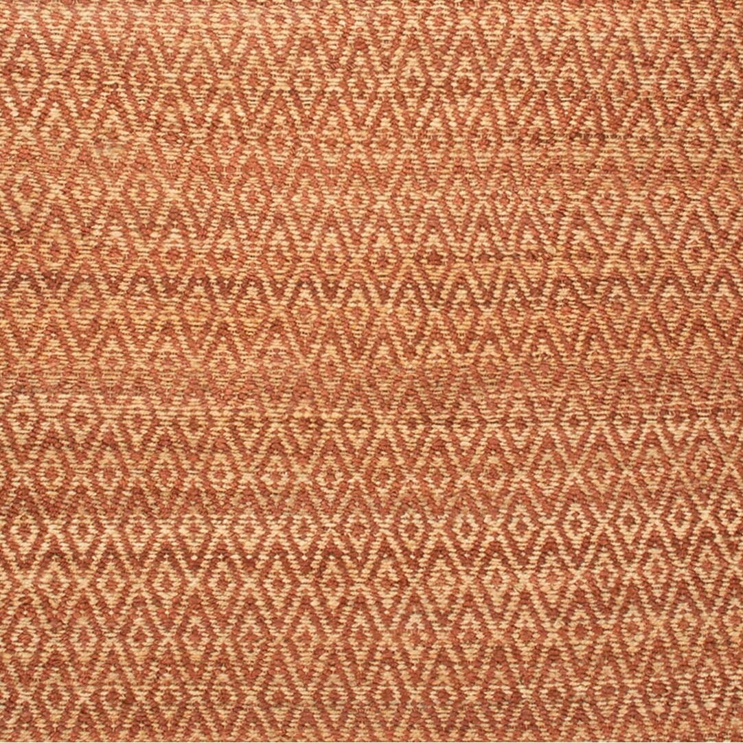 Superior Natural Jute Flatweave Diamond Reversible Black Area Rug