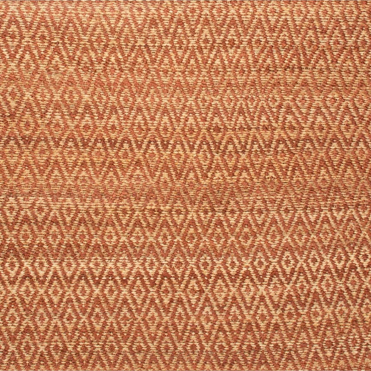 Superior Natural Jute Flatweave Diamond Reversible Black Area Rug