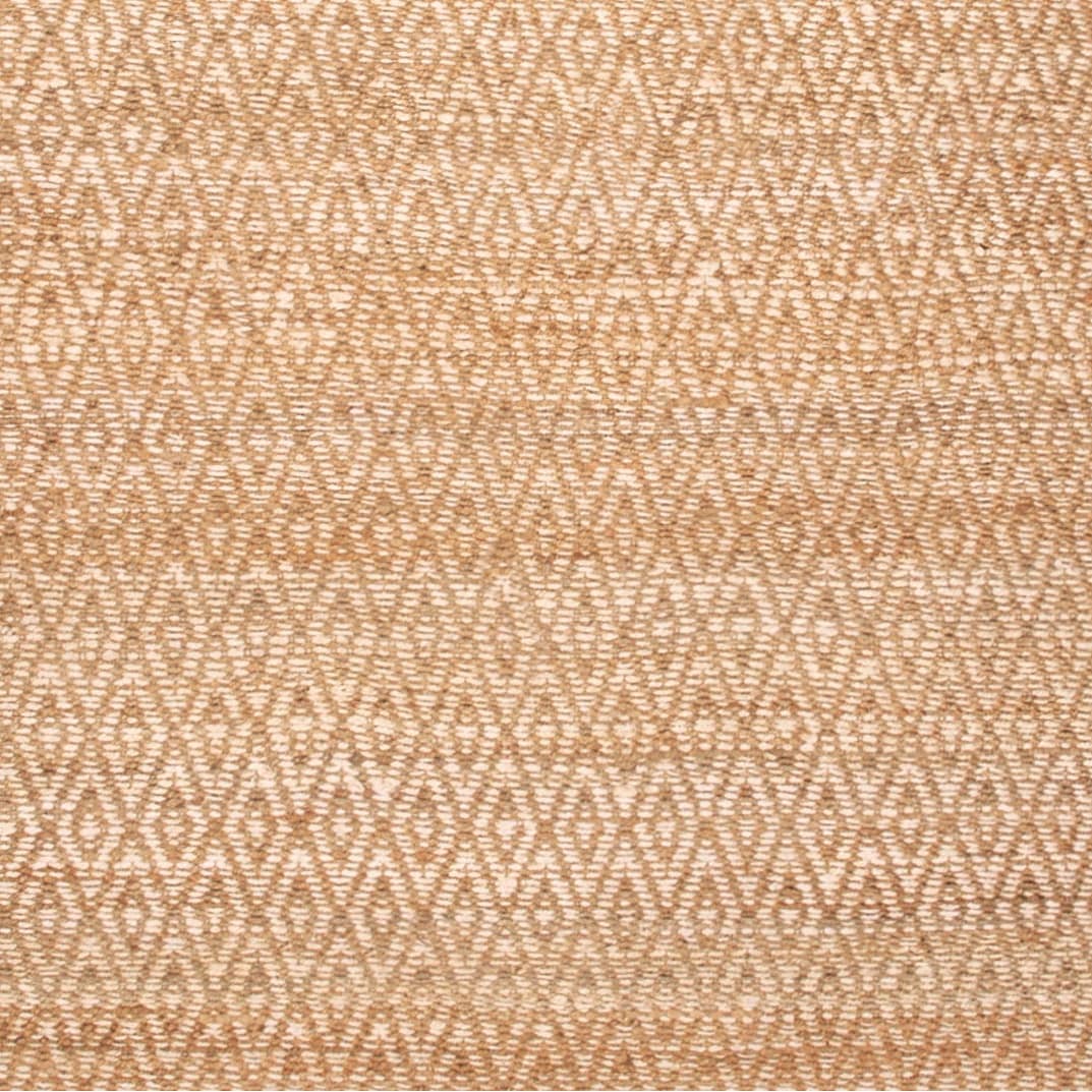 Superior Natural Jute Flatweave Diamond Reversible Black Area Rug