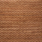 Superior Natural Jute Flatweave Diamond Reversible Black Area Rug