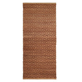 Superior Natural Jute Flatweave Diamond Reversible Black Area Rug