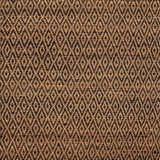 Superior Natural Jute Flatweave Diamond Reversible Black Area Rug