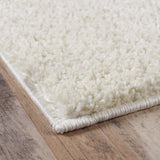 Superior Plush Shag Fuzzy Modern Solid Indoor Area Rug or Runner