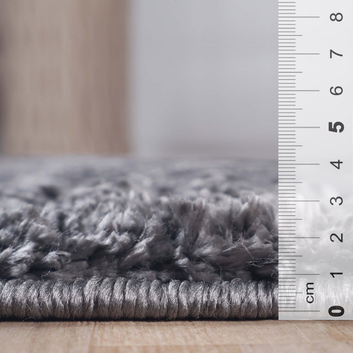 Superior Plush Shag Fuzzy Modern Solid Indoor Area Rug or Runner