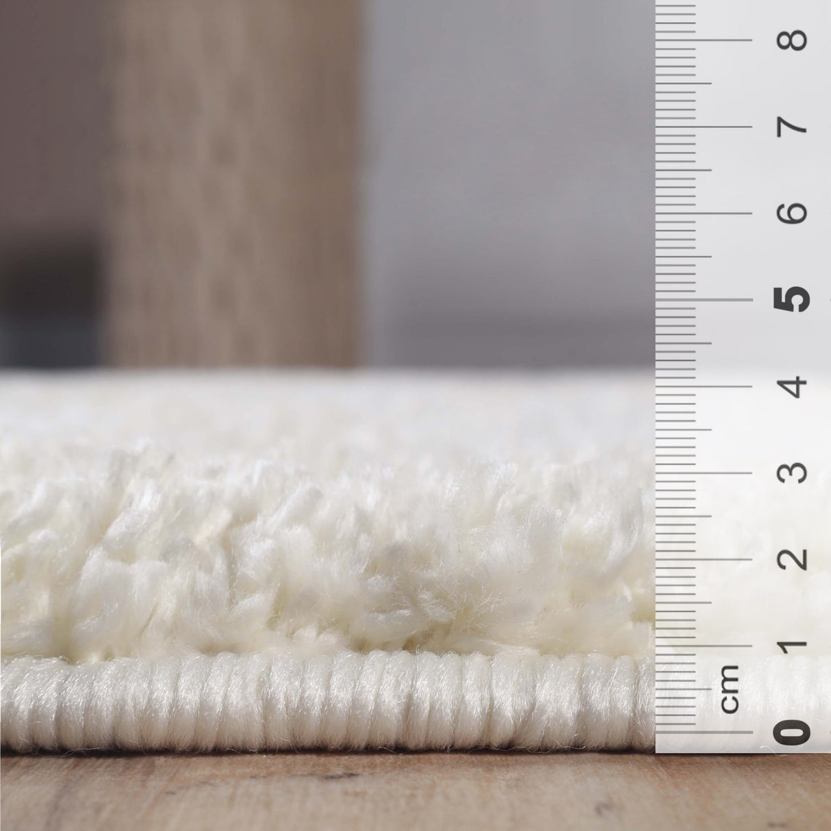 Superior Plush Shag Fuzzy Modern Solid Indoor Area Rug or Runner