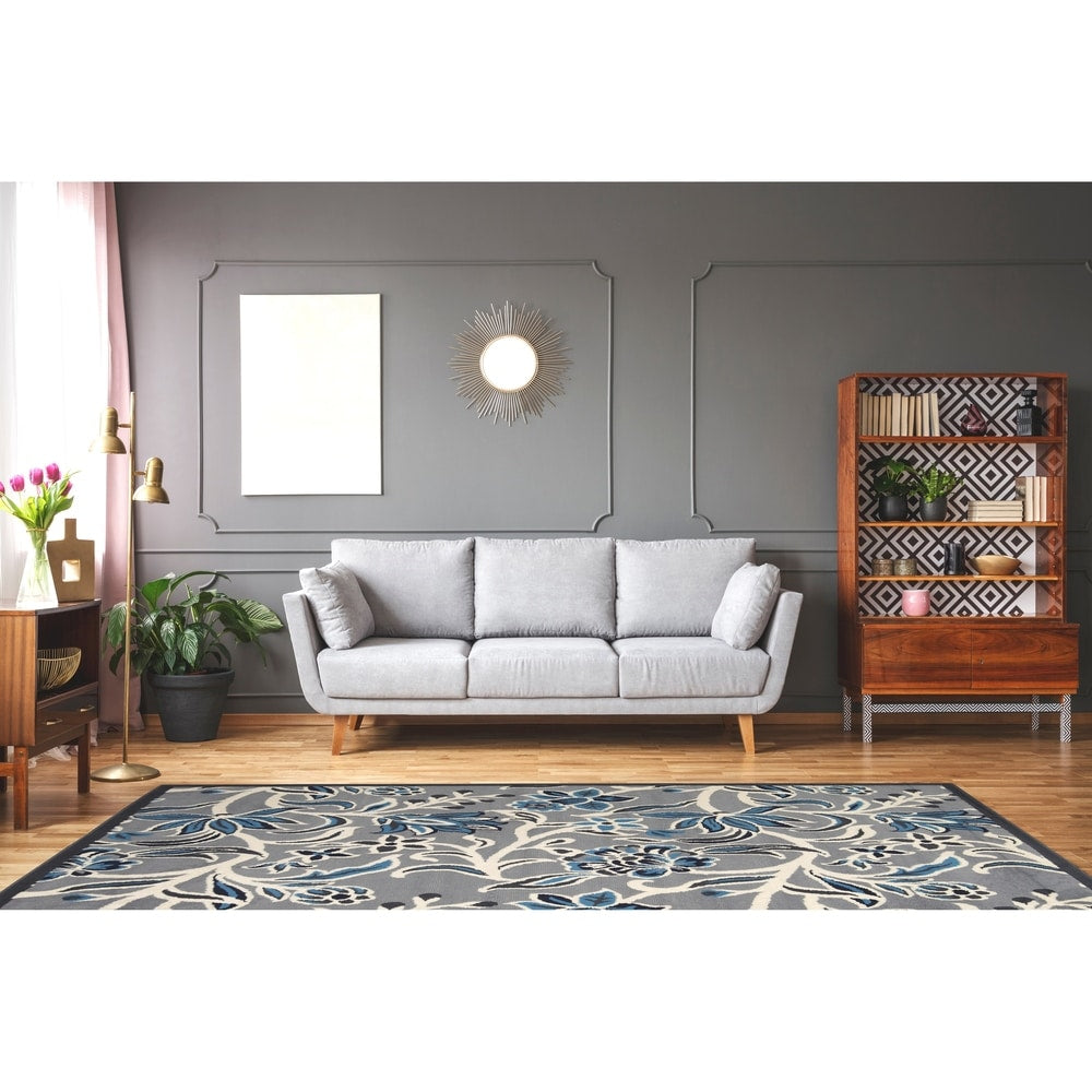 Miranda Home Grey (5'x8') Rug - 5' x 8'