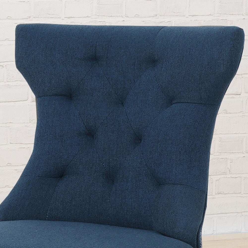 Mircea Traditional Two Toned Fabric Dining Chair by Christopher Knight Home