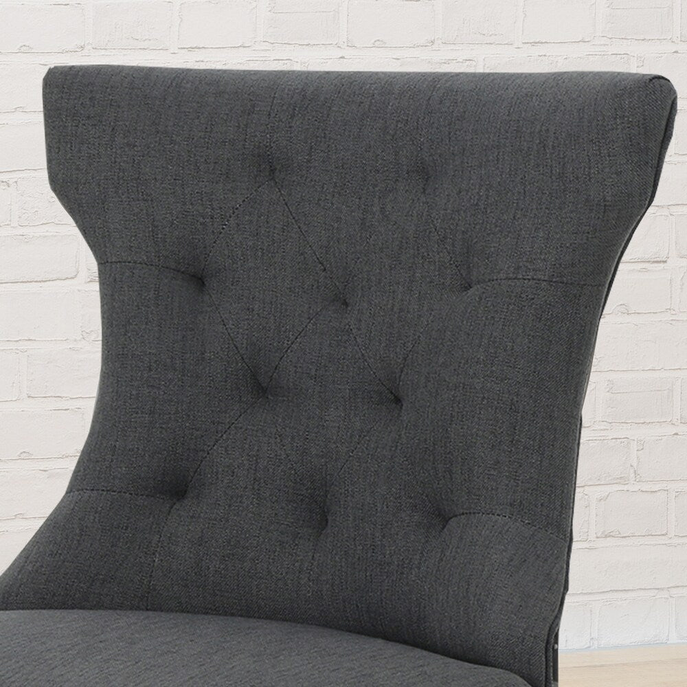 Mircea Traditional Two Toned Fabric Dining Chair by Christopher Knight Home