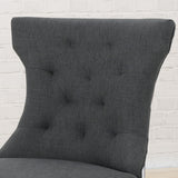Mircea Traditional Two Toned Fabric Dining Chair by Christopher Knight Home