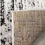Mirrol Grey Distressed Rectangles Rug