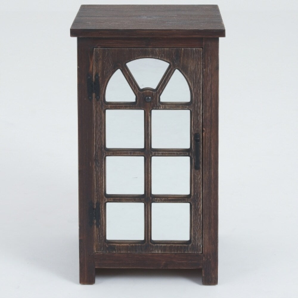Mirror Door Small Console Cabinet