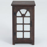 Mirror Door Small Console Cabinet